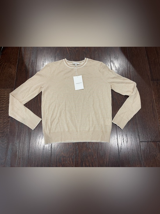 Lafayette 148 New York Sweaters - Lafayette 148 Women Dune Multi Striped Cashmere Pullover Sweater Size Small NEW
